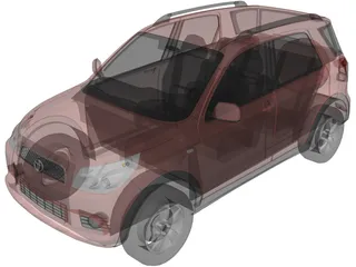 Toyota Rush (2006) 3D Model preview