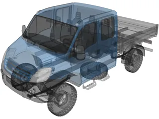 Iveco Daily 4x4 (2007) 3D Model preview
