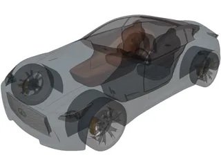 Infiniti Essence Concept (2009) 3D Model preview