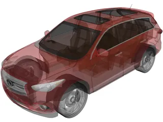 Infiniti JX35 (2013) 3D Model preview