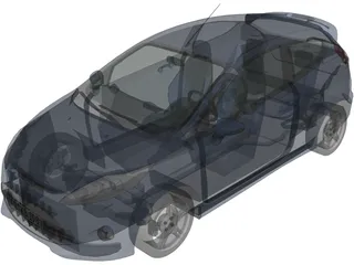 Ford Fiesta Zetec S (2009) 3D Model preview