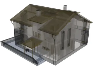 House Private 3D Model preview