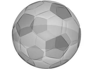 Football 3D Model preview