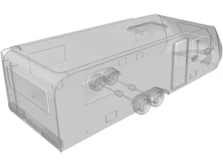 Caravan 3D Model preview