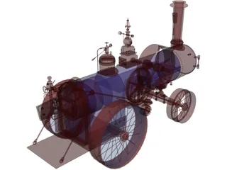 Tractor 3D Model preview