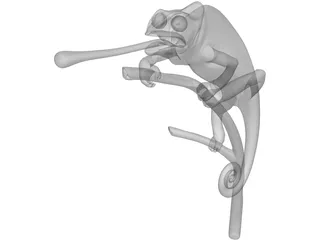Chameleon 3D Model preview