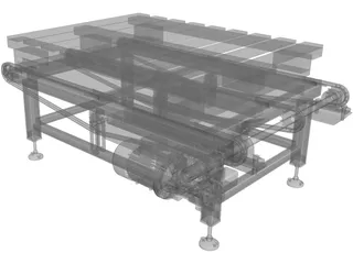 Pallet Dispenser 3D Model preview