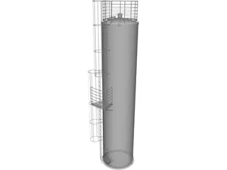 Water Tank 3D Model preview