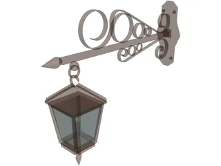Light Candle Wall Mounted 3D Model preview