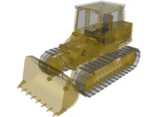 Liebherr Laderaupe 3D Model preview