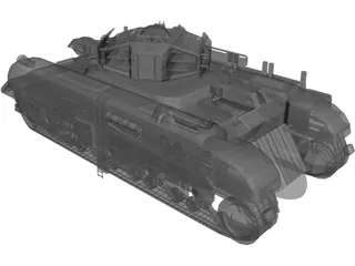 Mobile Roadblock 3D Model preview
