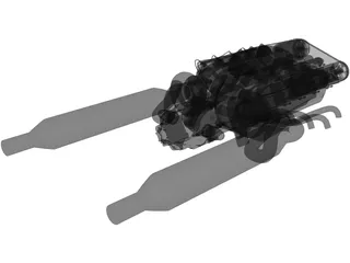 Engine 3D Model preview