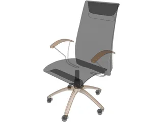 Chair Oxford Secretary 3D Model preview