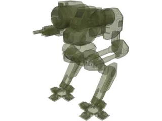Chimera Battletech 3D Model preview