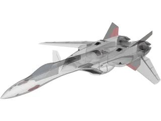 YF-19 Excalibur 3D Model preview