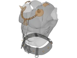 Breat Plate 3D Model preview