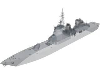 DDG 3D Model preview