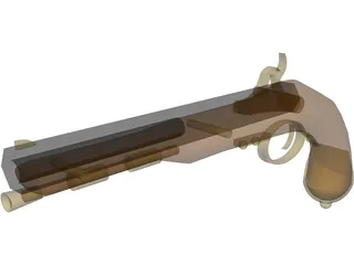 Pistol Dueling 3D Model preview