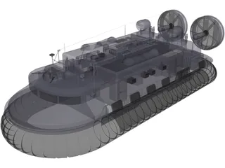 Hovercraft 3D Model preview