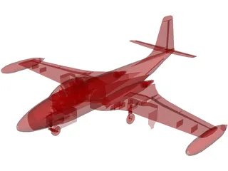 F2H-2 Banshee 3D Model preview