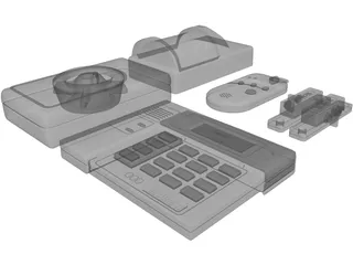 Alarms 3D Model preview