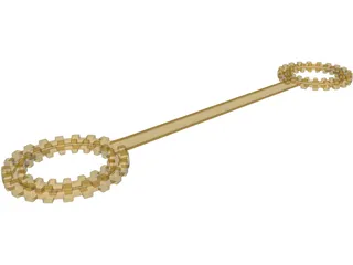 Bubble Wand 3D Model preview