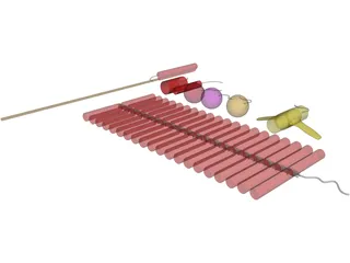 Fireworks 3D Model preview