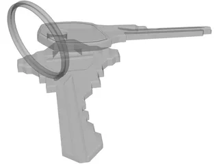 Keys 3D Model preview