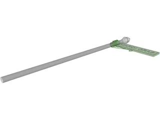 Mardi Gras Sign 3D Model preview
