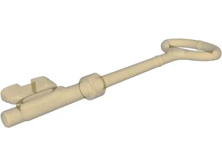 Skeleton Key 3D Model preview