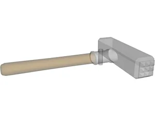 Masonry Hammer 3D Model preview