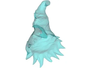 Ghost Head 3D Model preview