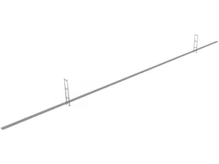 Messina Bridge 3D Model preview