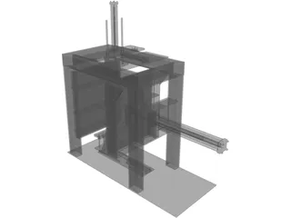 Mold Press 3D Model preview
