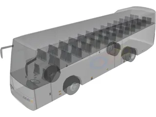Volvo Bus 3D Model preview