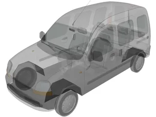 Renault Kangoo Combi 3D Model preview