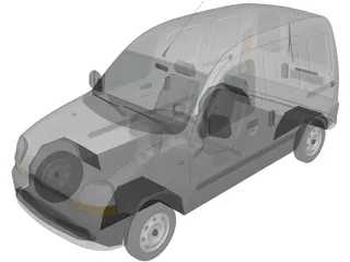 Renault Kangoo Express 3D Model preview
