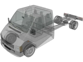 Volkswagen LT Double Cabin 3D Model preview