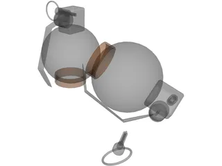Granades 3D Model preview