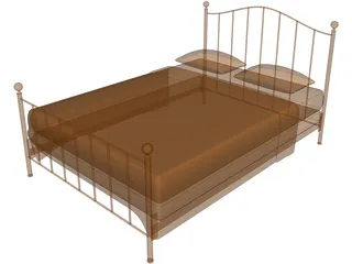 Bed Iron 3D Model preview