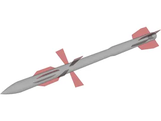 Missile AA10 Alamo 3D Model preview