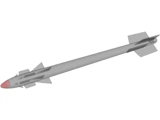 Missile AA11 Archer 3D Model preview