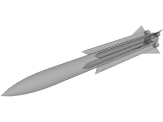 Missile AS17 Krypton 3D Model preview
