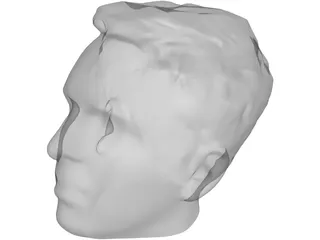 Head Male 3D Model preview