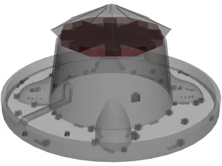 Murney Tower 3D Model preview
