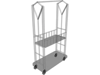 Hotels Boot Maletero 3D Model preview
