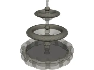 Fountain 3D Model preview
