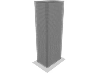 Skyscraper 3D Model preview
