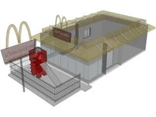 McDonalds 3D Model preview