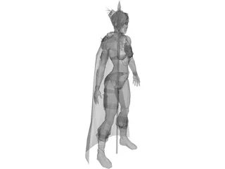 Werner Girl 3D Model preview